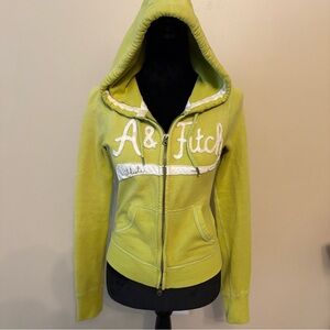 Abercrombie & Fitch Women’s Y2K Distressed Sweatshirt Hoodie Size XS